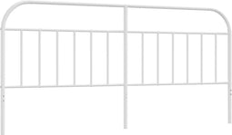 vidaXL - Hoofdbord - metaal - wit - 200 - cm