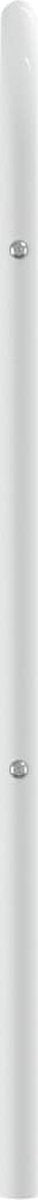 vidaXL - Hoofdbord - metaal - wit - 200 - cm