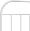vidaXL - Hoofdbord - metaal - wit - 200 - cm