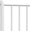vidaXL - Hoofdbord - metaal - wit - 80 - cm