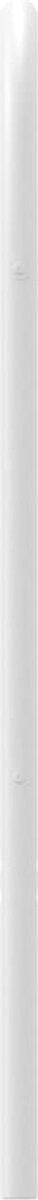 vidaXL - Hoofdbord - metaal - wit - 80 - cm