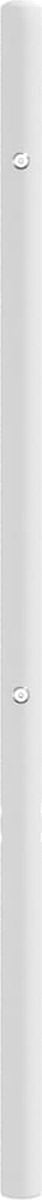 vidaXL - Hoofdbord - metaal - wit - 90 - cm