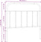 vidaXL - Hoofdbord - metaal - zwart - 100 - cm