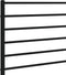 vidaXL - Hoofdbord - metaal - zwart - 100 - cm