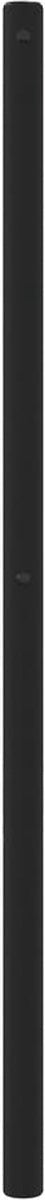 vidaXL - Hoofdbord - metaal - zwart - 120 - cm