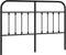 vidaXL - Hoofdbord - metaal - zwart - 150 - cm
