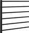 vidaXL - Hoofdbord - metaal - zwart - 150 - cm