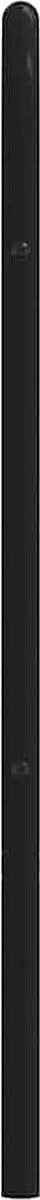 vidaXL - Hoofdbord - metaal - zwart - 150 - cm