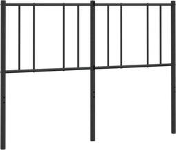 vidaXL - Hoofdbord - metaal - zwart - 160 - cm