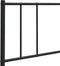 vidaXL - Hoofdbord - metaal - zwart - 160 - cm