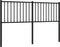 vidaXL - Hoofdbord - metaal - zwart - 160 - cm