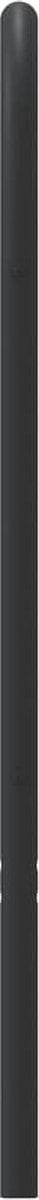 vidaXL - Hoofdbord - metaal - zwart - 200 - cm
