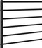vidaXL - Hoofdbord - metaal - zwart - 75 - cm