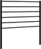 vidaXL - Hoofdbord - metaal - zwart - 90 - cm
