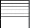 vidaXL - Hoofdbord - metaal - zwart - 90 - cm