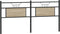 vidaXL - Hoofdbord - Sonoma - 160 - cm - spaanplaat - en - staal - eikenkleurig