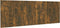 vidaXL - Hoofdbord - wandmodel - 240x1,5x80 - cm - bewerkt - hout - gerookt - eiken