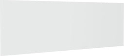 vidaXL - Hoofdbord - wandmodel - 240x1,5x80 - cm - bewerkt - hout - wit