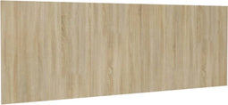 vidaXL - Hoofdbord - wandmodel - 240x1,5x80 - cm - bewerkt - hout - sonoma - eiken
