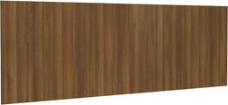 vidaXL - Hoofdbord - wandmodel - 240x1,5x80 - cm - bewerkt - hout - bruin - eikenkleur