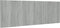 vidaXL - Hoofdbord - wandmodel - 240x1,5x80 - cm - bewerkt - hout - grijs - sonoma