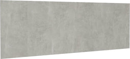 vidaXL - Hoofdbord - wandmodel - 240x1,5x80 - cm - bewerkt - hout - betongrijs