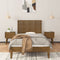 vidaXL - Hoofdbord - wandmontage - 106x3x63 - cm - grenenhout - honingbruin
