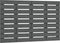 vidaXL - Hoofdbord - wandmontage - 106x3x63 - cm - massief - grenenhout - grijs