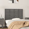 vidaXL - Hoofdbord - wandmontage - 106x3x63 - cm - massief - grenenhout - grijs