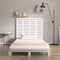 vidaXL - Hoofdbord - wandmontage - 126x3x91,5 - cm - massief - grenenhout - wit