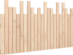 vidaXL - Hoofdbord - wandmontage - 140x3x80 - cm - massief - grenenhout