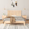 vidaXL - Hoofdbord - wandmontage - 141x3x63 - cm - massief - grenenhout