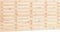 vidaXL - Hoofdbord - wandmontage - 141x3x63 - cm - massief - grenenhout