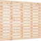 vidaXL - Hoofdbord - wandmontage - 141x3x91,5 - cm - massief - grenenhout