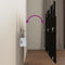 vidaXL - Hoofdbord - wandmontage - 146,5x3x80 - cm - massief - grenenhout - zwart
