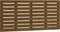 vidaXL - Hoofdbord - wandmontage - 146x3x63 - cm - grenenhout - honingbruin