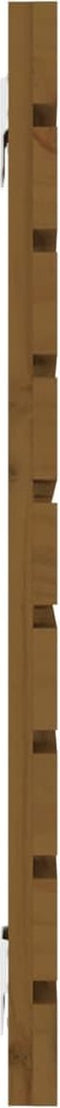 vidaXL - Hoofdbord - wandmontage - 146x3x63 - cm - grenenhout - honingbruin