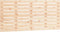 vidaXL - Hoofdbord - wandmontage - 146x3x63 - cm - massief - grenenhout
