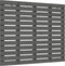vidaXL - Hoofdbord - wandmontage - 146x3x91,5 - cm - massief - grenenhout - grijs