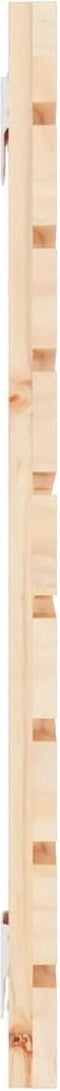 vidaXL - Hoofdbord - wandmontage - 156x3x63 - cm - massief - grenenhout
