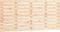 vidaXL - Hoofdbord - wandmontage - 156x3x63 - cm - massief - grenenhout