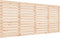 vidaXL - Hoofdbord - wandmontage - 156x3x91,5 - cm - massief - grenenhout
