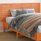 vidaXL - Hoofdbord - wandmontage - 166x3x63 - cm - massief - grenenhout