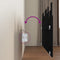vidaXL - Hoofdbord - wandmontage - 166x3x80 - cm - massief - grenenhout - zwart