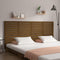 vidaXL - Hoofdbord - wandmontage - 166x3x91,5 - cm - grenenhout - honingbruin