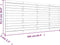 vidaXL - Hoofdbord - wandmontage - 166x3x91,5 - cm - grenenhout - honingbruin