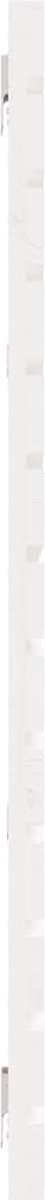 vidaXL - Hoofdbord - wandmontage - 166x3x91,5 - cm - massief - grenenhout - wit