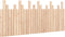vidaXL - Hoofdbord - wandmontage - 185x3x80 - cm - massief - grenenhout