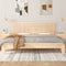 vidaXL - Hoofdbord - wandmontage - 186x3x63 - cm - massief - grenenhout