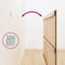 vidaXL - Hoofdbord - wandmontage - 204x3x110 - cm - grenenhout - honingbruin